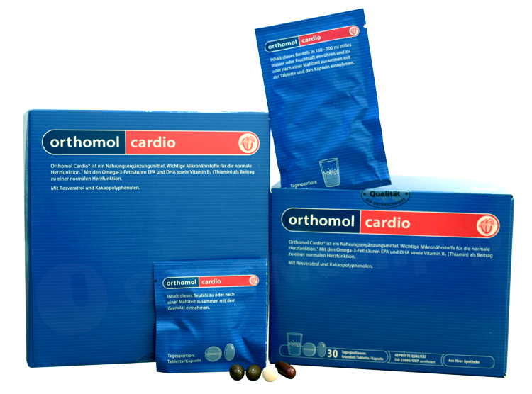 Orthomol Cardio (ортомол кардио) витамины для сердца и сосудов